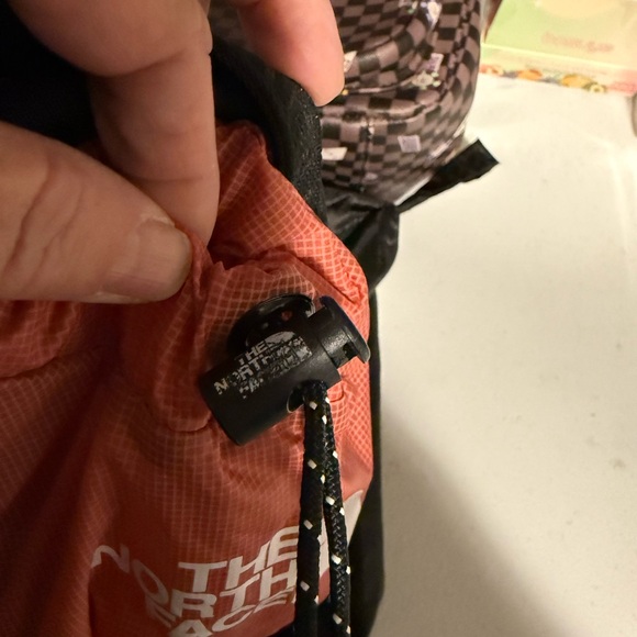 The North Face Orange and Black Drawstring Bag - Picture 2 of 3